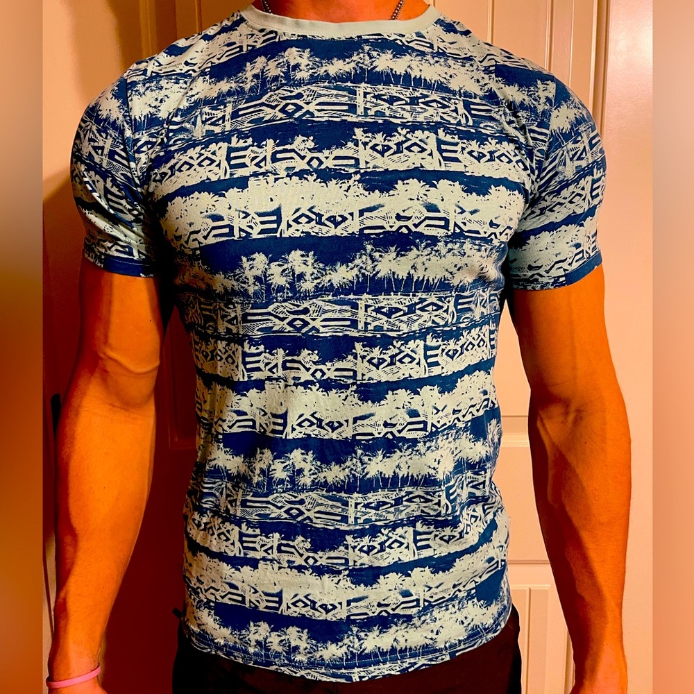 Mint and Blue T-Shirt
